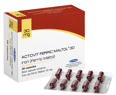 Actovit Fericmaltol Box